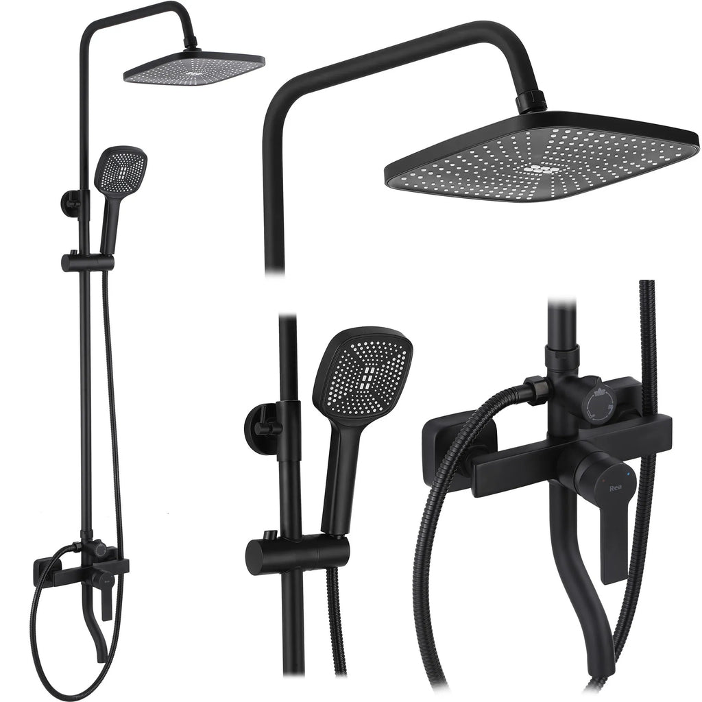 Sprchový set REA ARGUS BLACK MATT  1
