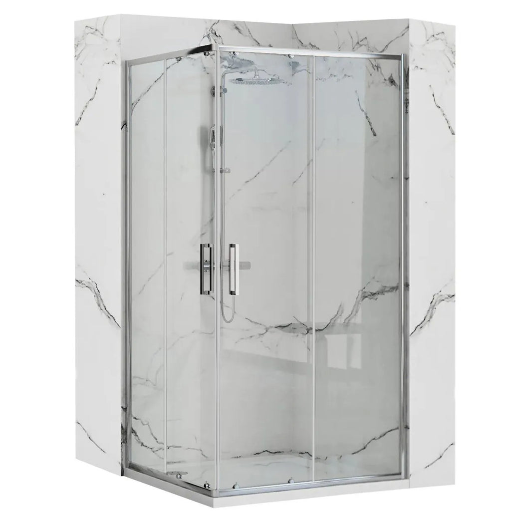 Sprchovací kút REA PUNTO 80x100 S detským bazénom Savoy black 1