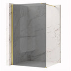 Sprchová zástena Rea Flexi Grey / Gold 140  1