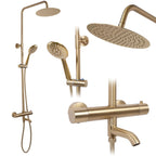 Sprchový set s termostatom REA LUNGO Gold Brush  1
