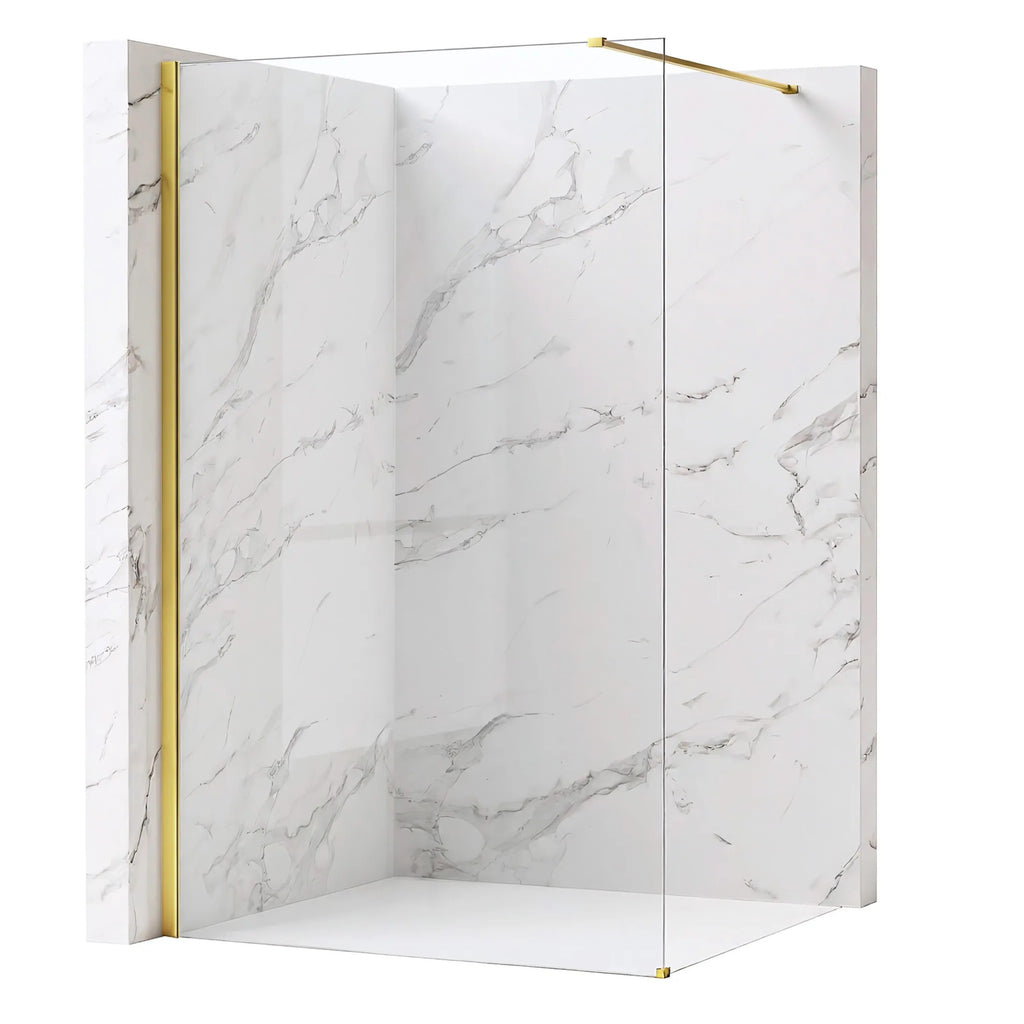 Sprchová zástena Rea Flexi Transparent / Gold 70  1