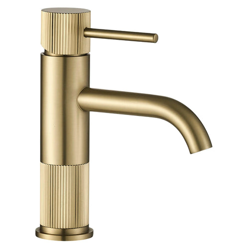 Kúpeľňová batéria Rea Lungo Stripe Brush Gold Low  1