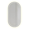 Zrkadlo LED OVL 50x100cm Black  1