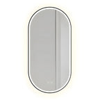 Zrkadlo LED OVL 50x100cm Black  1