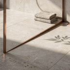 Spádová lišta sprchovej vaničky 100 cm Brush Copper ľavy 1
