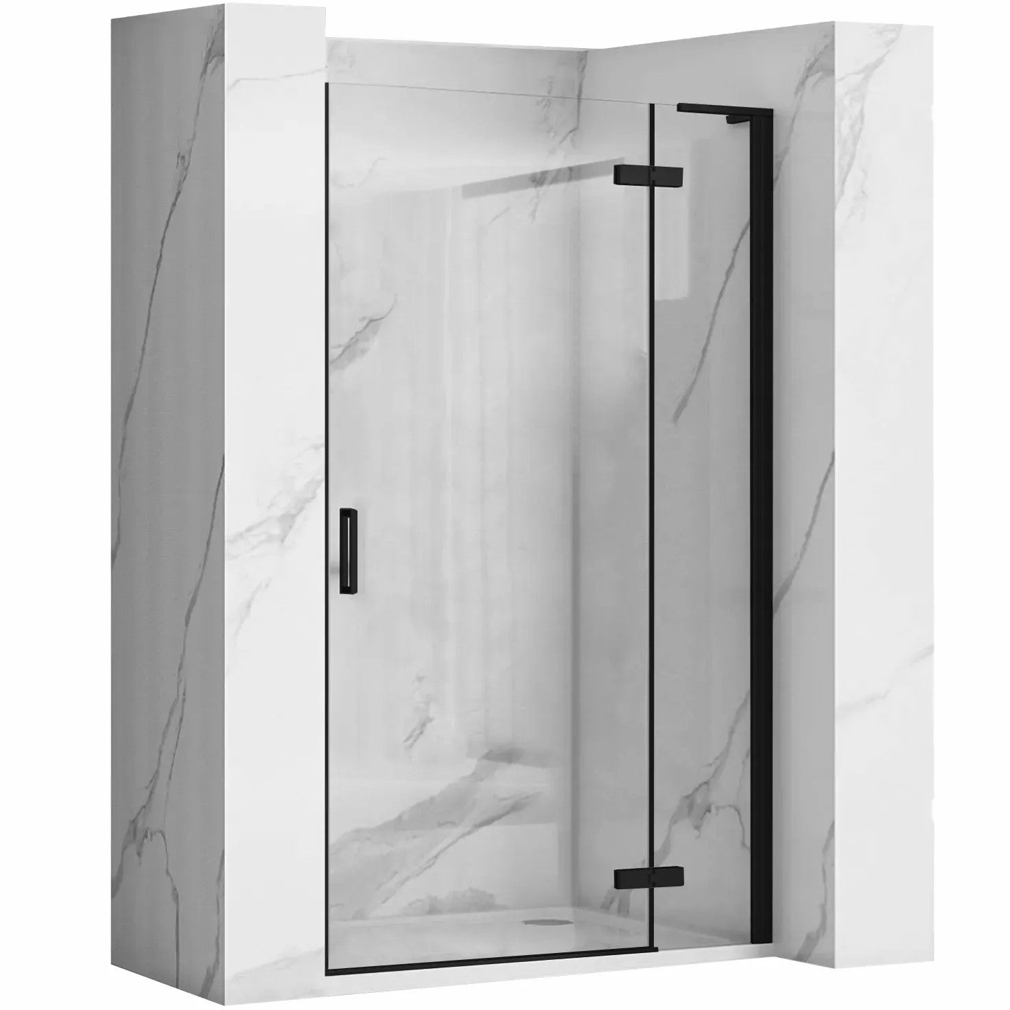 Sprchové dvere Rea Hugo 80 Black  1