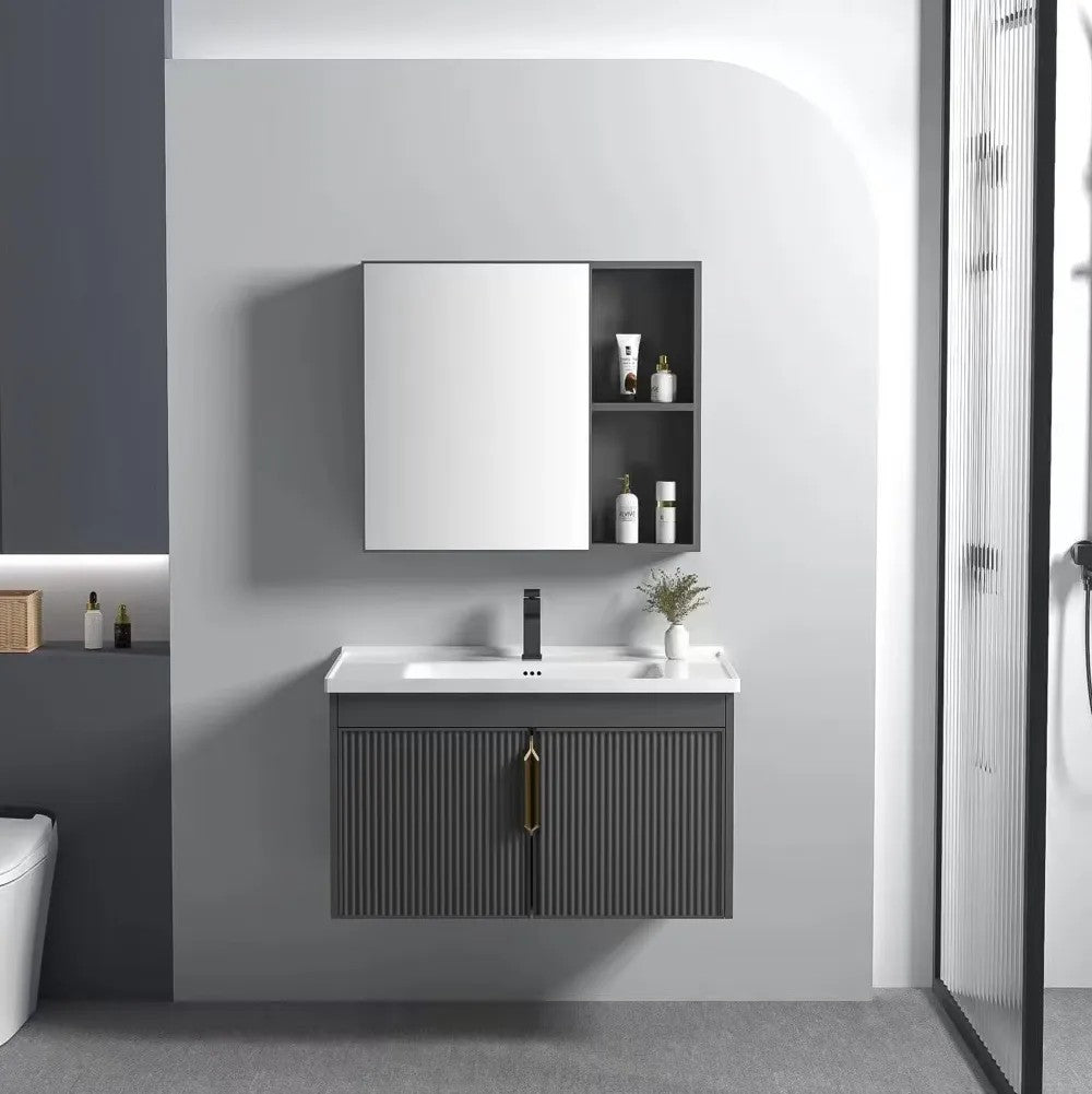 Súprava kúpeľňového nábytku s umývadlom Astor  60cm Grey  1