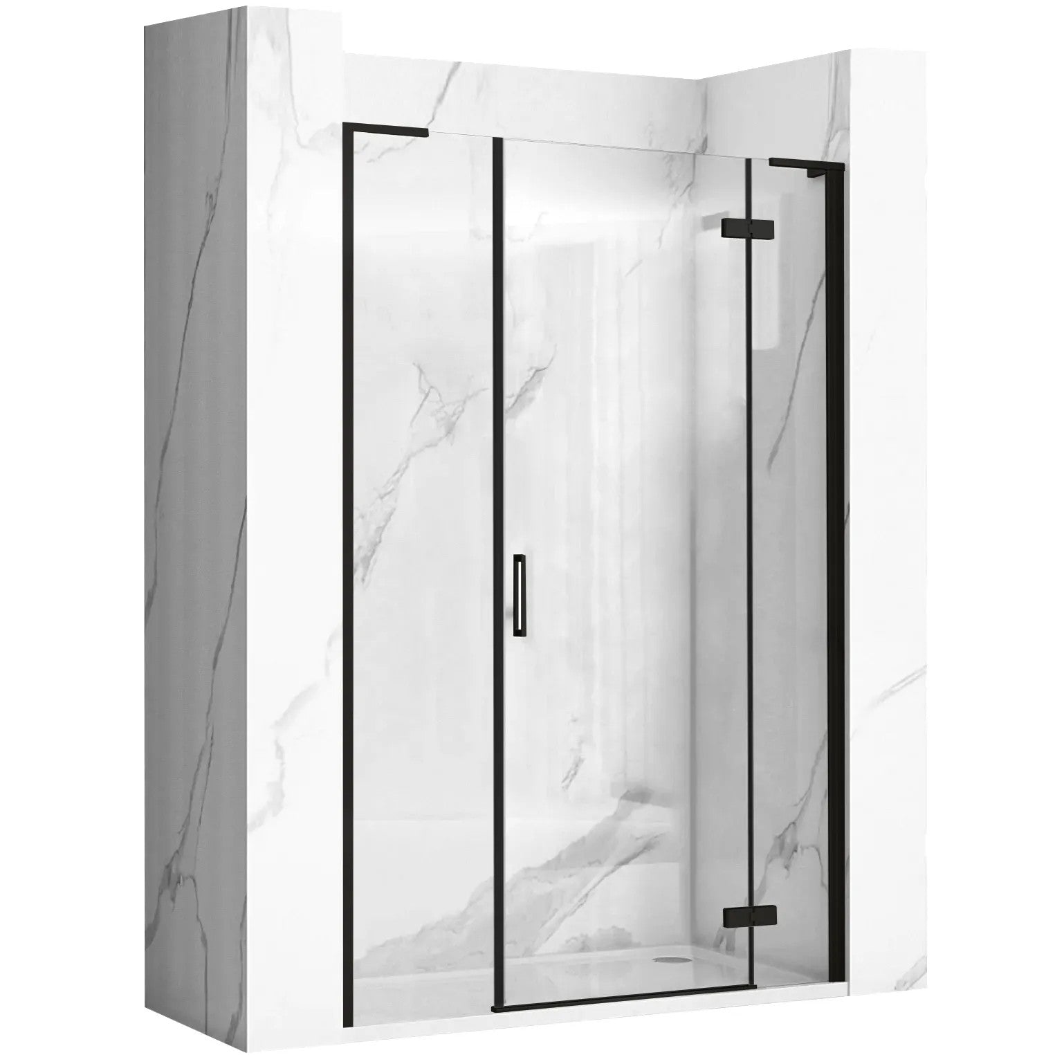 Sprchové dvere Rea Hugo 120 Black  1