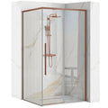 Sprchovací kút REA SOLAR - Copper Brush 90x90 S detským bazénom Savoy black 1