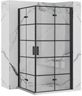 Sprchová kabína Rea Molier Black Double 80x100  1