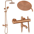 Sprchová sada s termostatom REA LUNGO Diamond - Copper Brush  1