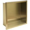 bathroom shelf 30x30 gold brush  1