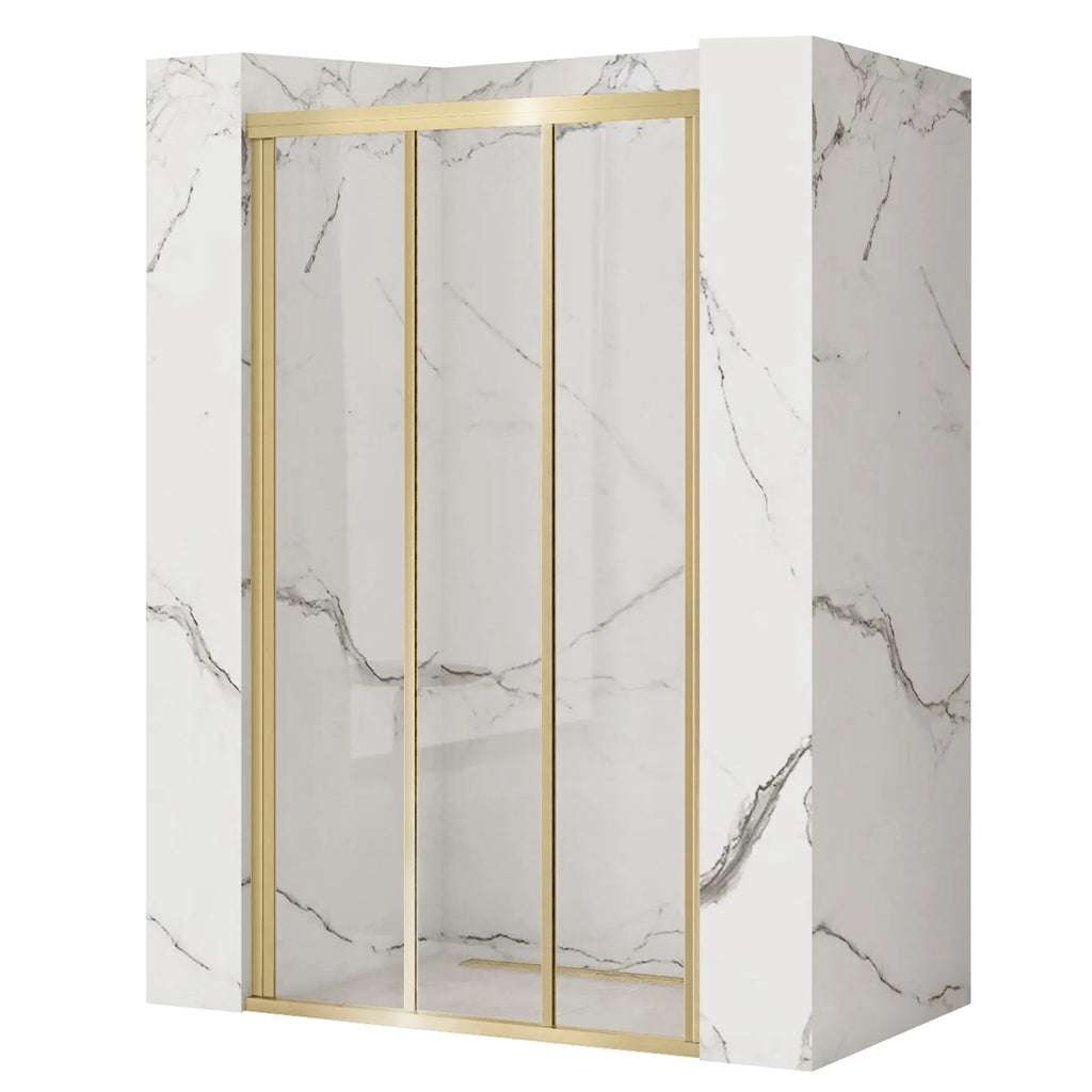 Sprchové dvere Rea Alex 120 Gold Brush  1