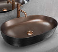 Keramické umývadlo na dosku CLEO 61 Copper Bush / Black  1