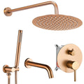 Podomietková kúpeľňová sada REA LUNGO Copper Brush + BOX  1