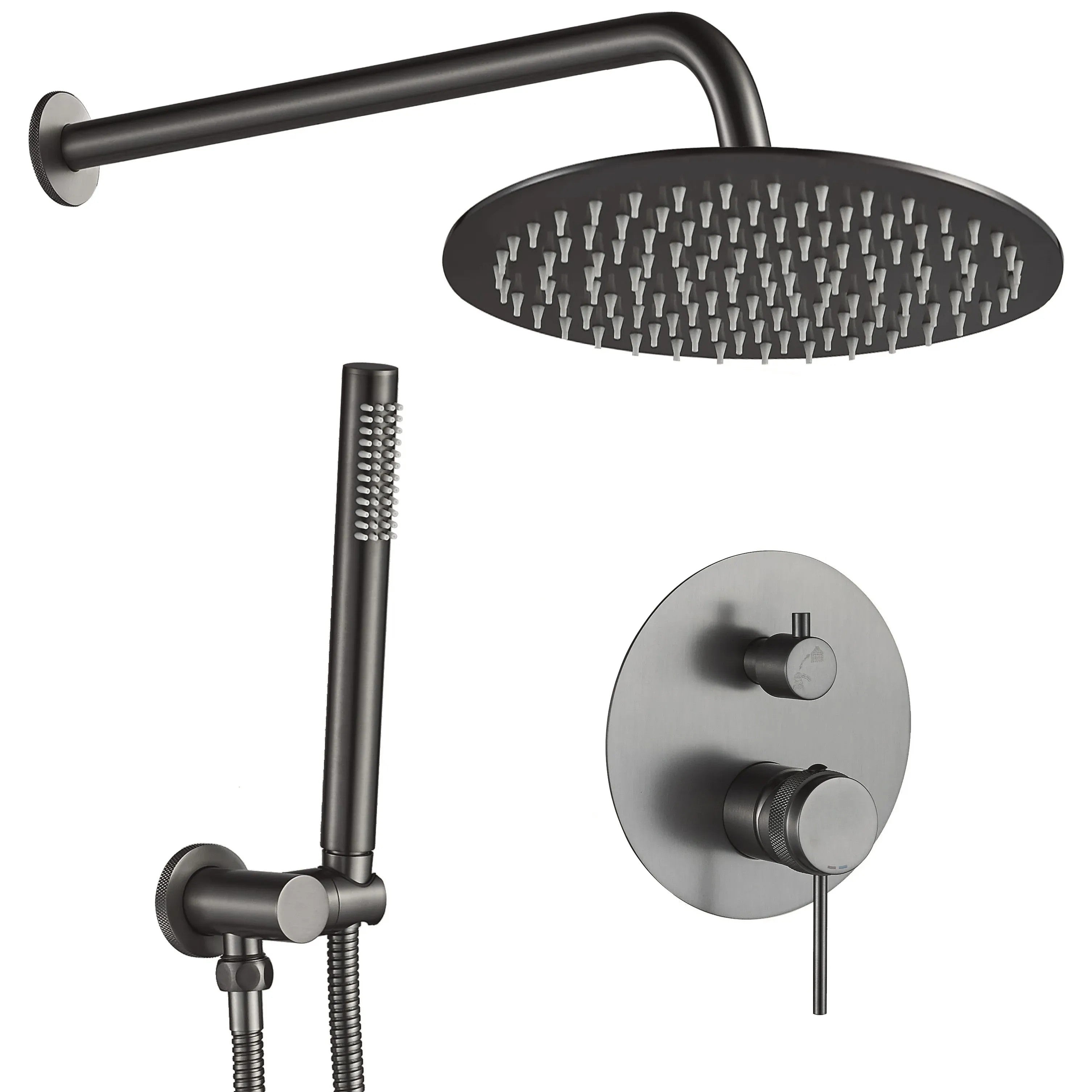 Podomietková sprchová súprava Rea Lungo Grip Gun Grey  + BOX  1