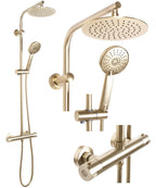 Sprchový set REA Bliss brush gold  1