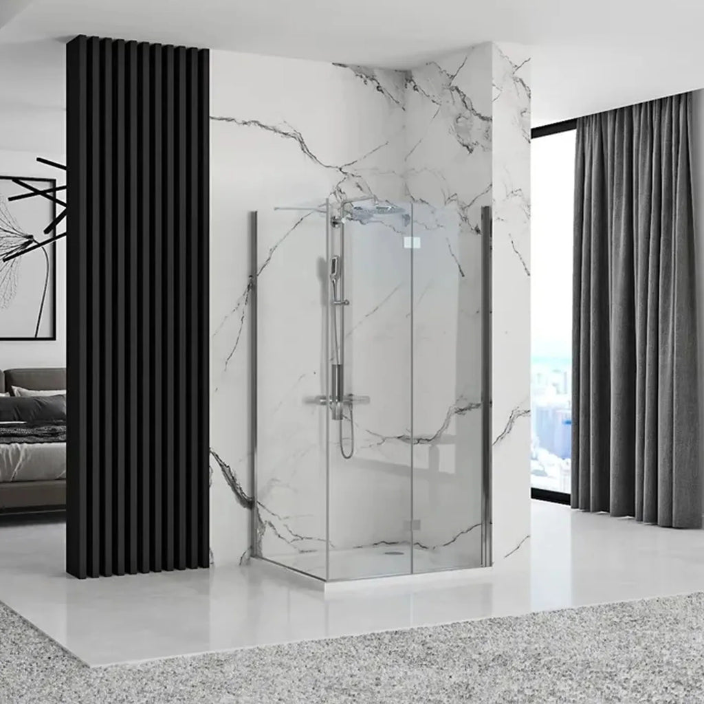 Sprchová kabína Rea Molier Chrom 90x90  1