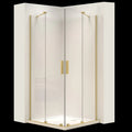 Sprchová kabína REA Montana Double Gold Brush 80x80  1