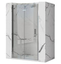 Sprchové dvere Rea Molier Chrome + profil 100  1