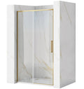 Sprchové dvere REA Rapid Slide 140 Gold Brush  1