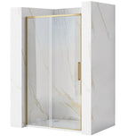 Sprchové dvere REA Rapid Slide 140 Gold Brush  1