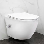 Závesná WC misa REA Carlo Lux Rimless s funkciou bidetu  1