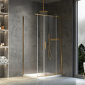 Sprchová kabína REA Montana Gold Brush 140x90  1
