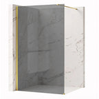 Sprchová zástena Rea Flexi Grey / Gold 130  1