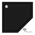 Sprchová vanička Rea Diamond 90x90 - čierna  1