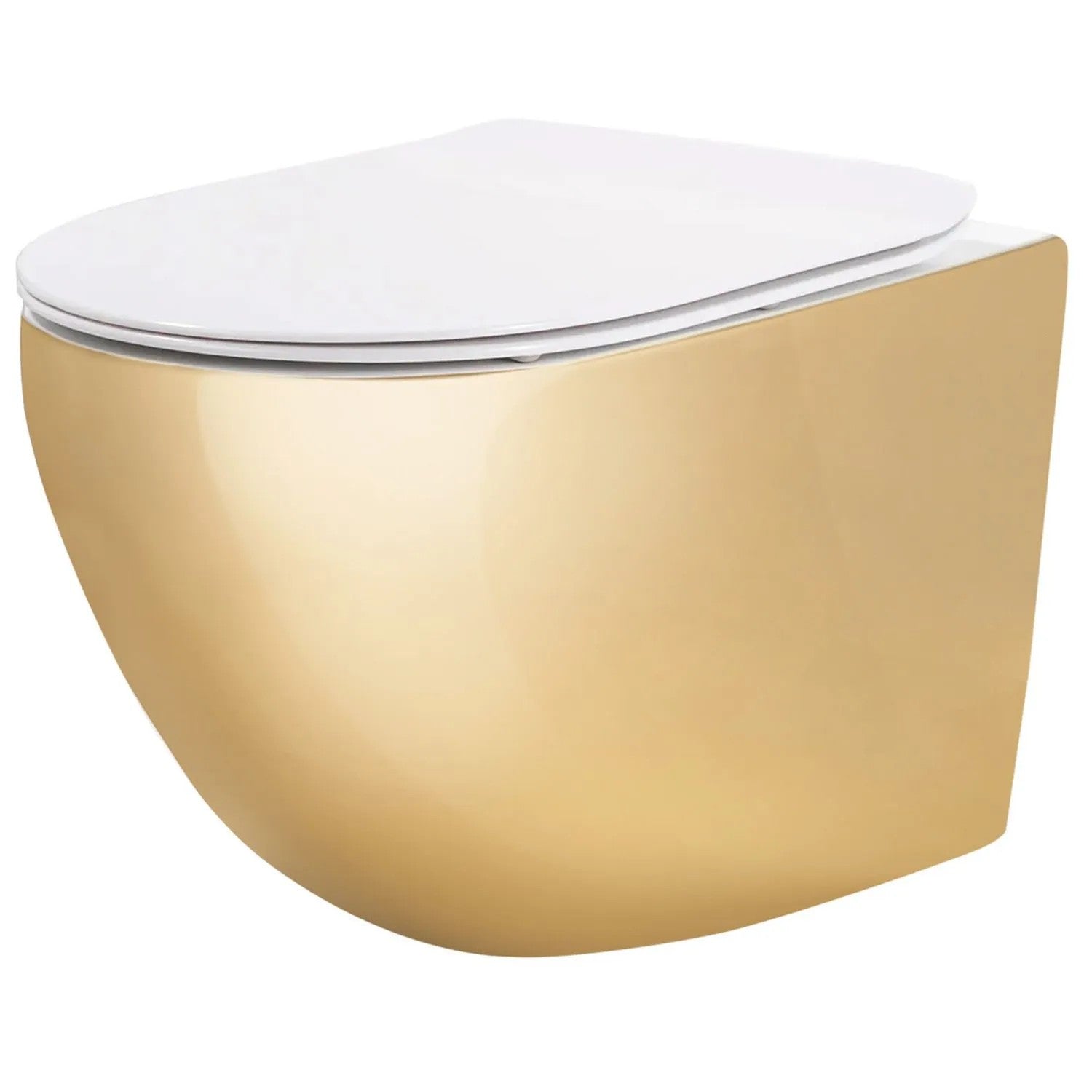 Závesné WC Rea Carlo Mini Tornado NF WHITE GOLD  1