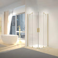 Sprchová kabína REA Montana Double Gold Brush 90x90  1