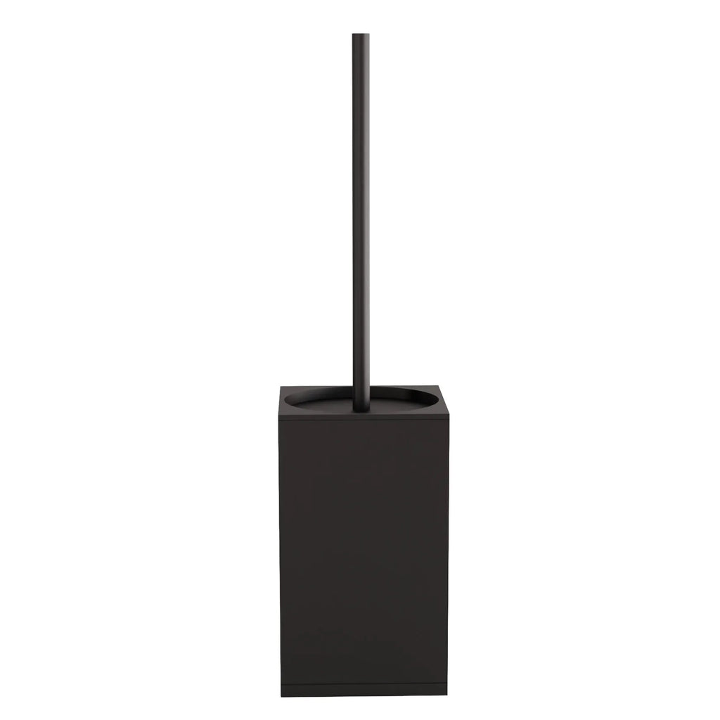 Kovový stojan na WC s kefou B110 MATT BLACK  1