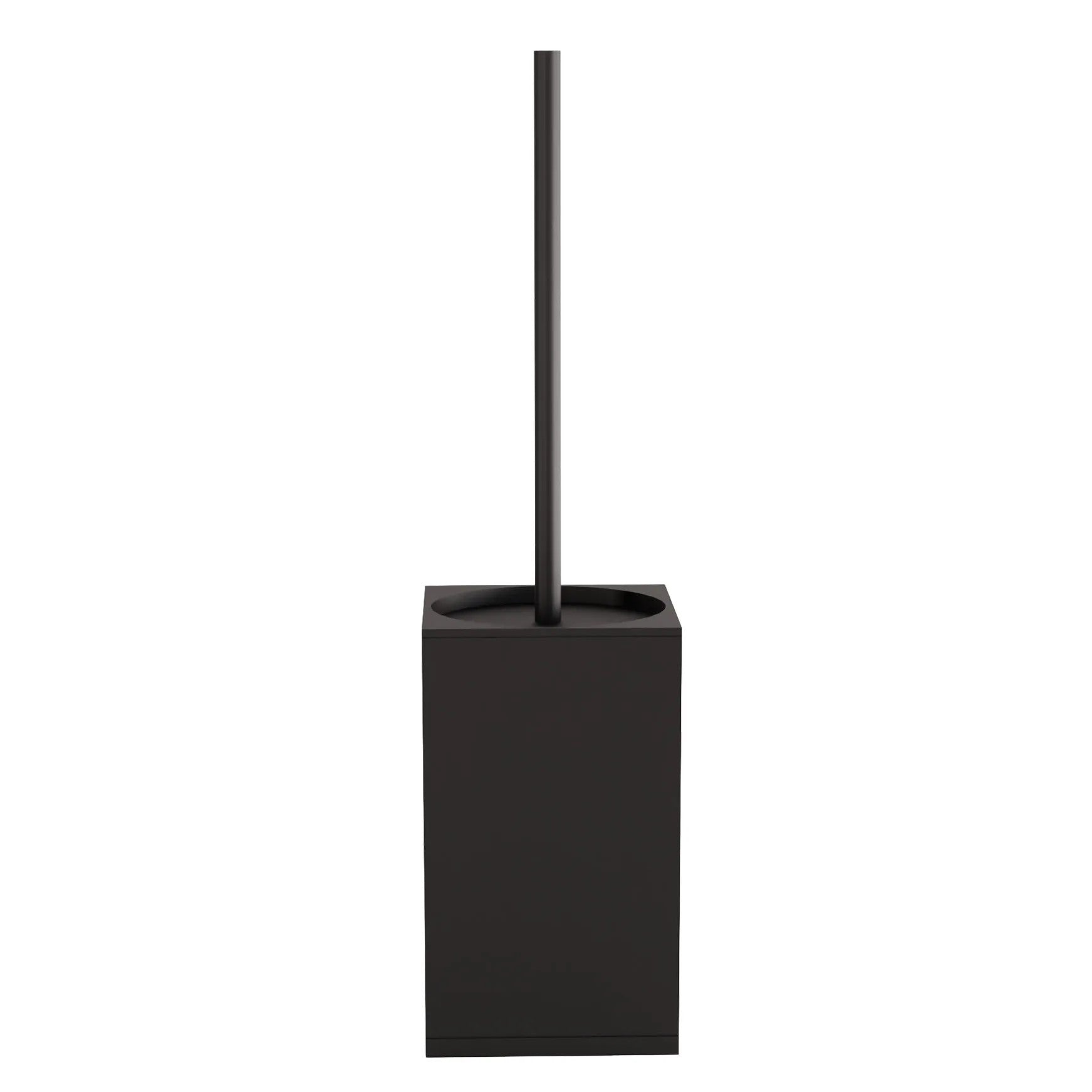 Kovový stojan na WC s kefou B110 MATT BLACK  1