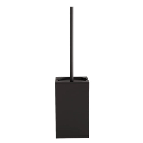 Kovový stojan na WC s kefou B110 MATT BLACK  1
