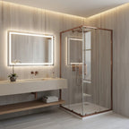 Sprchovací kút REA City 90x90 Brush Copper S detským bazénom Savoy black 1