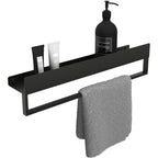 Kúpeľňová polica SF01 60cm black matt  1