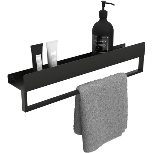 Kúpeľňová polica SF01 60cm black matt  1
