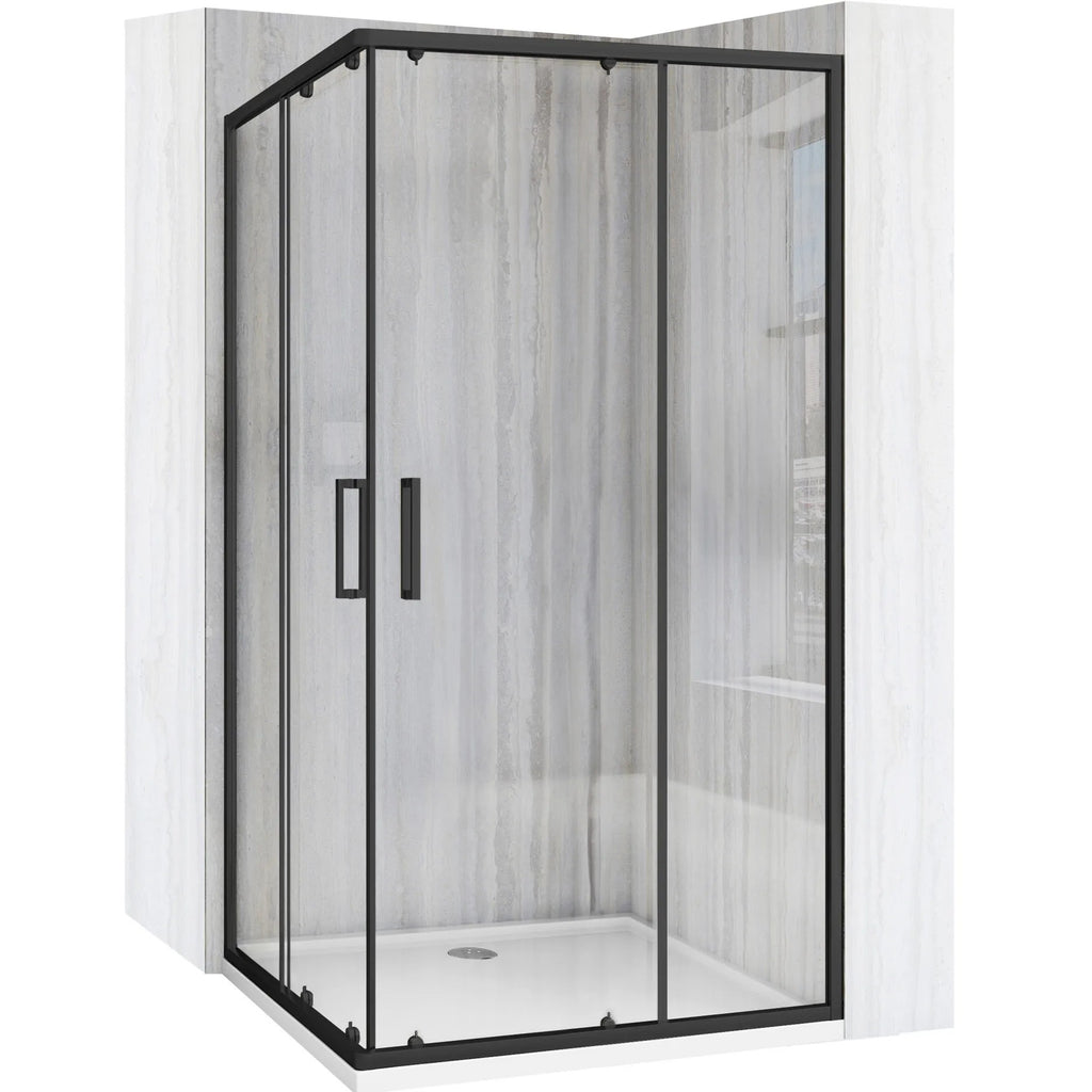 Sprchovací kút REA City 80x100 Black S detským bazénom Savoy 1