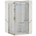 Sprchovací kút REA PUNTO 80x100 Gold S detským bazénom Savoy 1