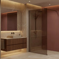 Sprchová zástena Rea Flexi Brown/ Titan 80  1
