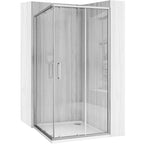 Sprchovací kút REA City 90x90 Nickel Brush Bez sprchovej vaničky 1