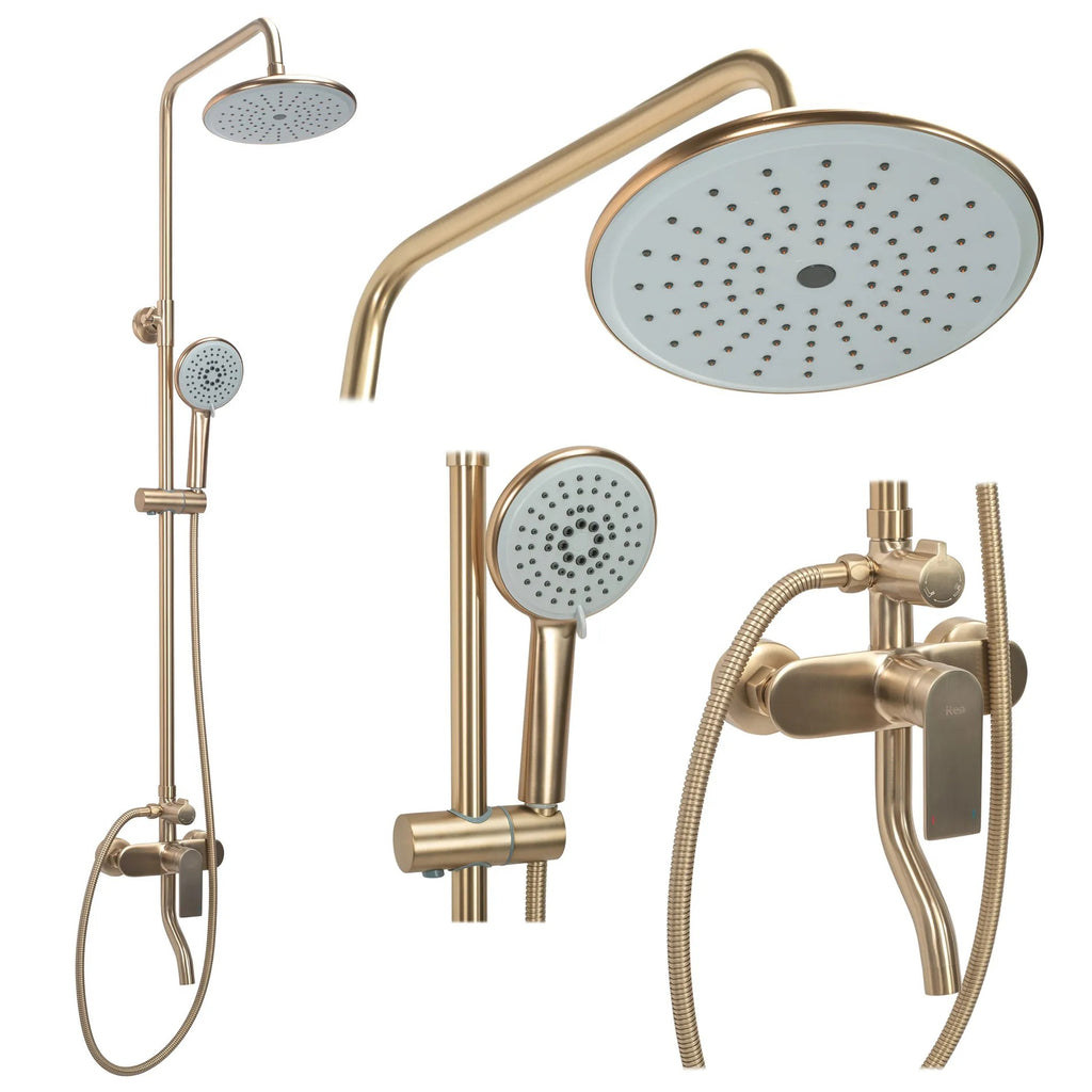 Sprchový set Rea VERSO BRUSHED GOLD  1