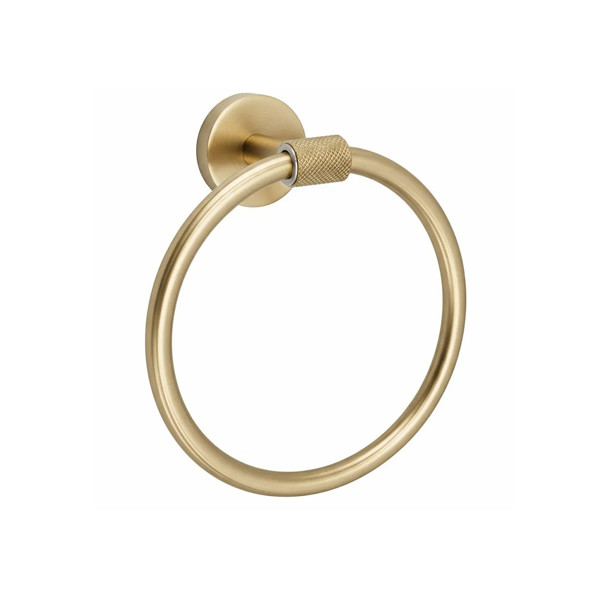 Kúpeľňový vešiak Ring 5710 Galo Brush Gold  1