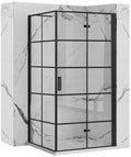 Sprchová kabína Rea Molier Black 110x80  1