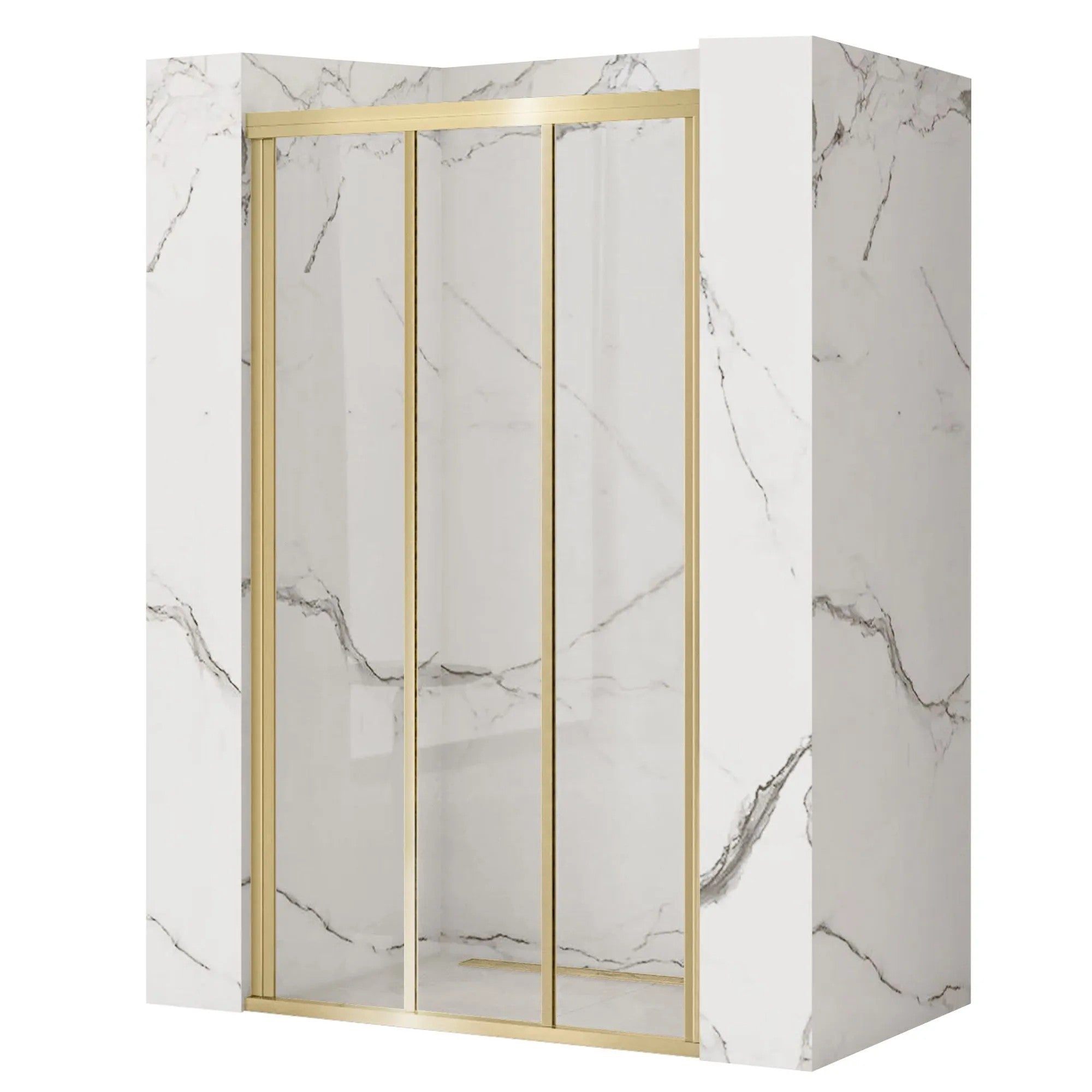 Sprchové dvere Rea Alex 90 Gold Brush  1