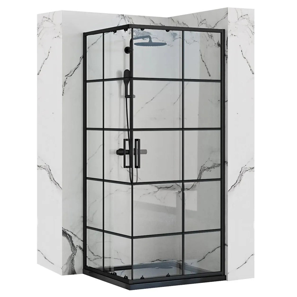 Sprchovací kút REA CONCEPT 80x80 - čierny S detským bazénom Savoy 1