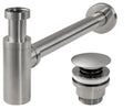 Sifón click-clack BRUSH NICKLE INOX  1