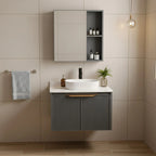 Kúpeľňový nábytkový set s doskou Marti 60cm Grey  1