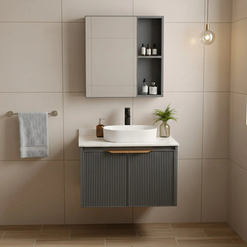 Kúpeľňový nábytkový set s doskou Marti 60cm Grey  1